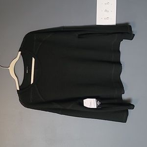 New! Black Knit Top